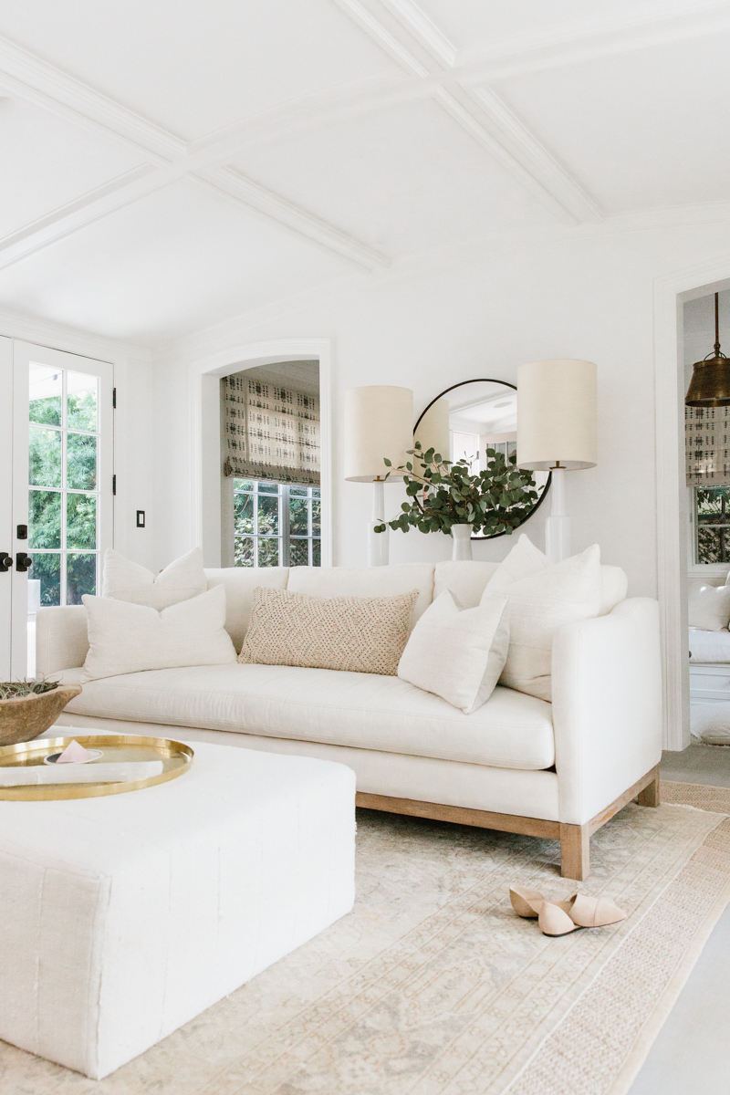 Modern White Furniture Living Room Ideas for Simple Design