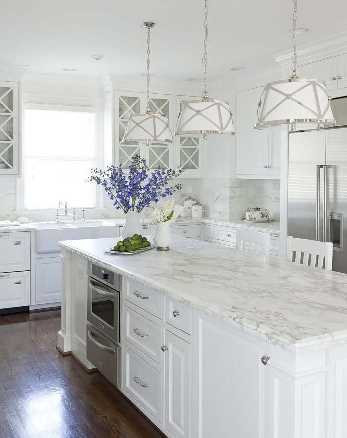 Marble Kitchen by Martha O'Hara Interiors