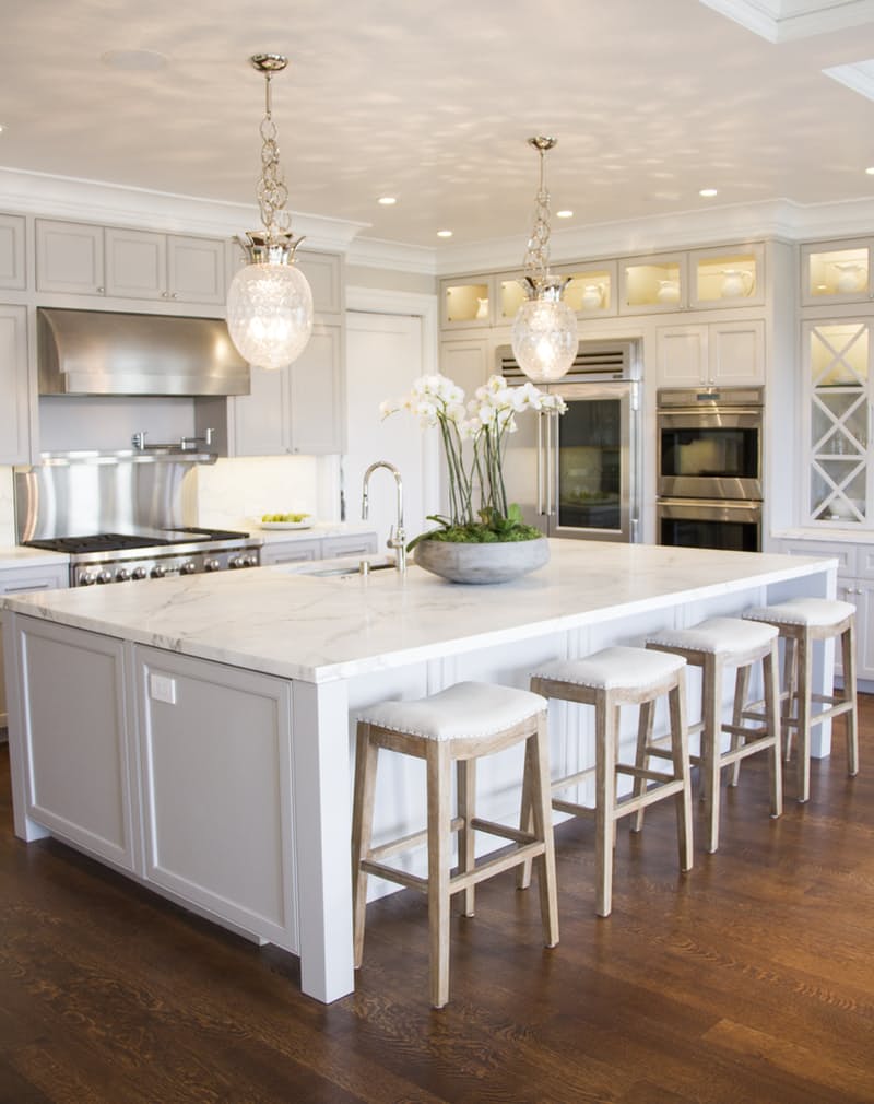 Marble Kitchen via Stephanie Strickland