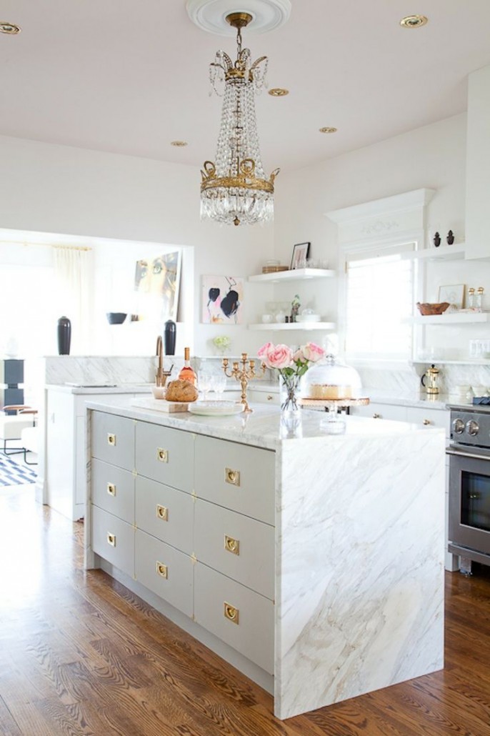 50 Marble Kitchen Design Ideas