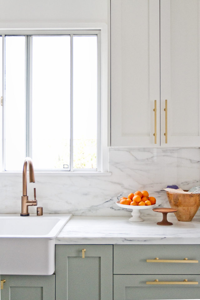 Marble Kitchen via Sarah Sherman Samuel