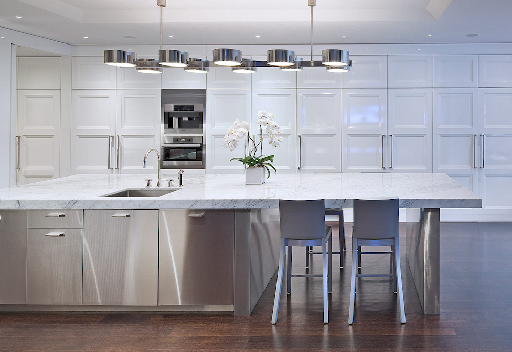 Marble Kitchen via St. Charles of New York