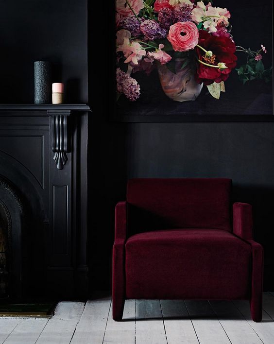 28 Ideas For Black Wall Interiors How To Style Them