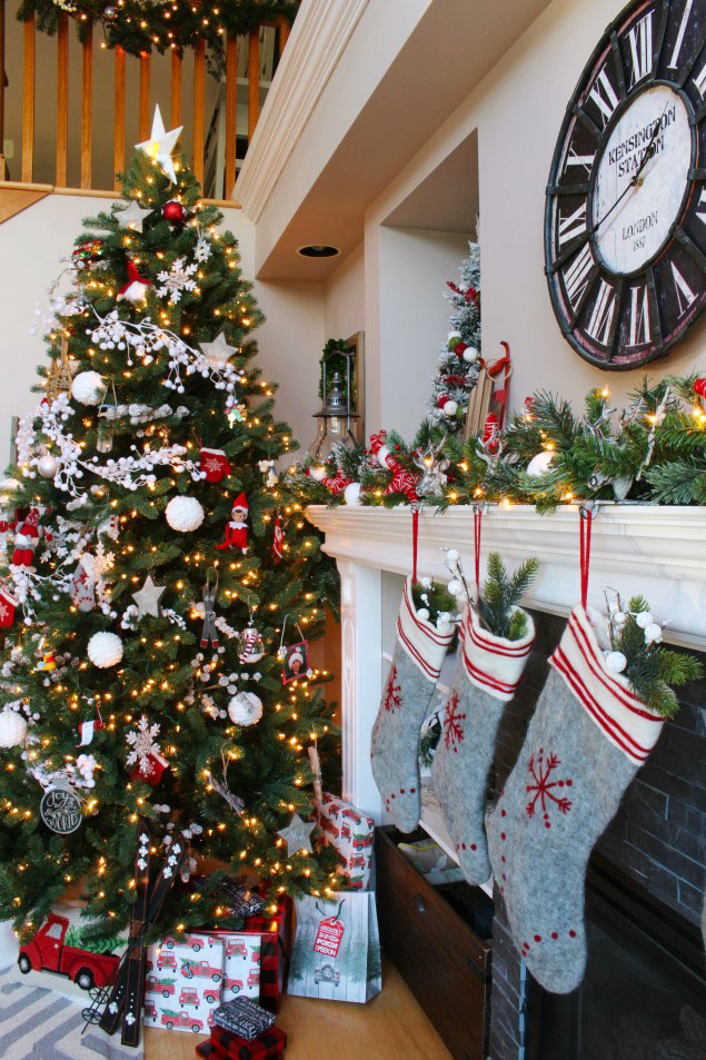 Christmas Home Tour via Clean and Scentsible