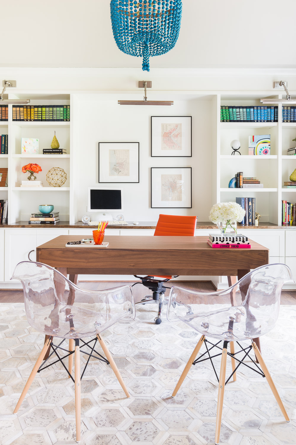 Office Emily Lister Interiors / Photo by Alyssa Rosenheck