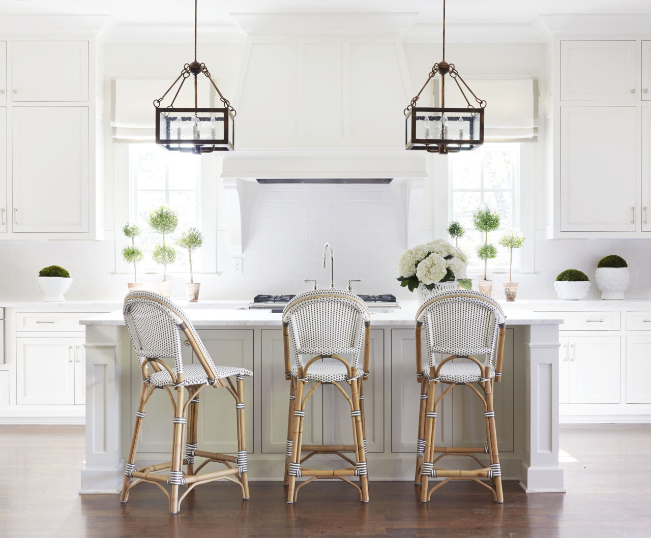 French Bistro Chairs via Sarah Bartholomew Design