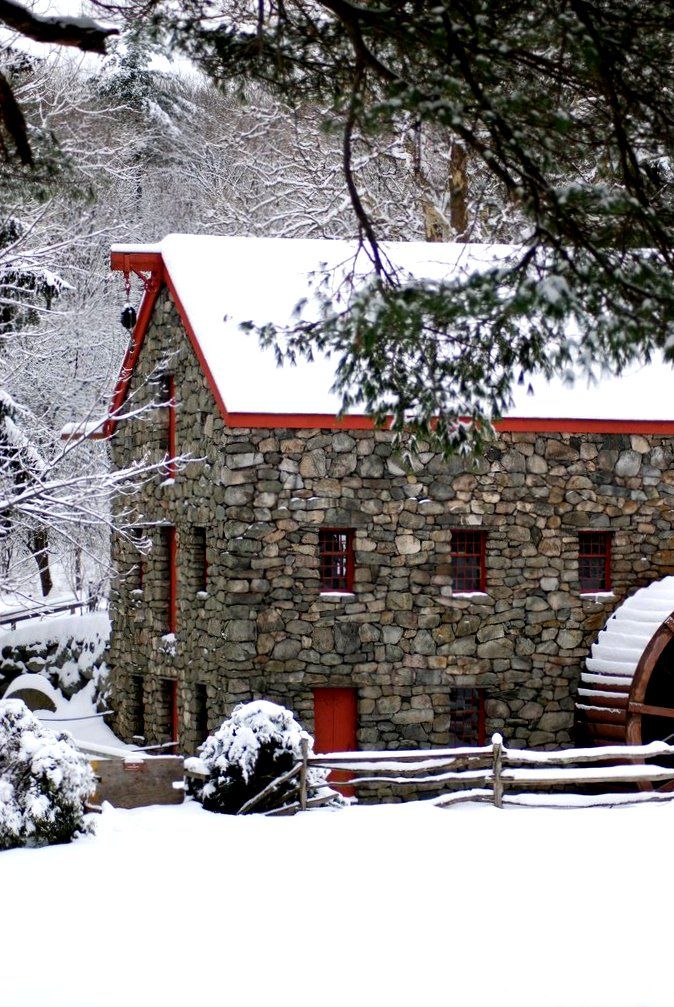 Grist Mill, Wayside Inn in Sudbury, Massachusetts