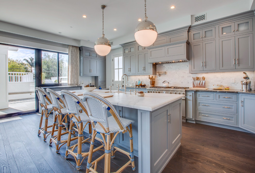 Kitchen French Bistro Chairs via Lane Design Build