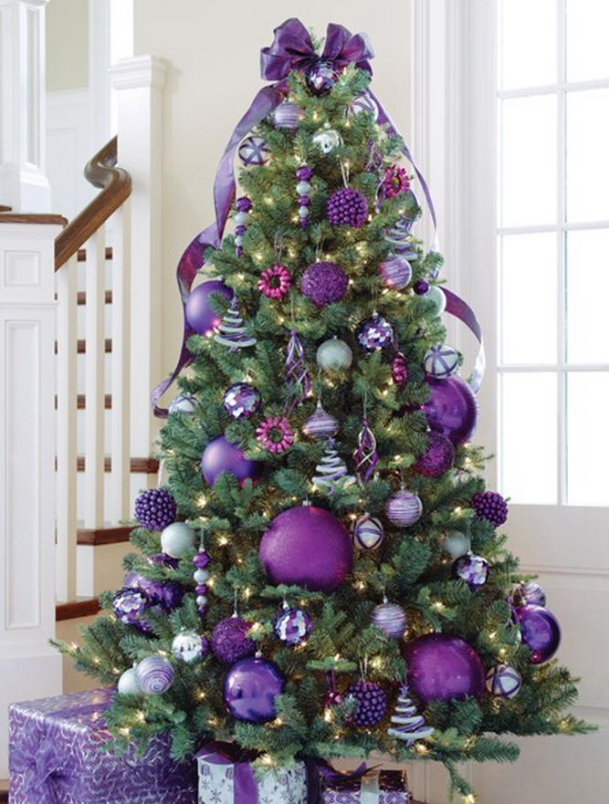 Purple Christmas Tree
