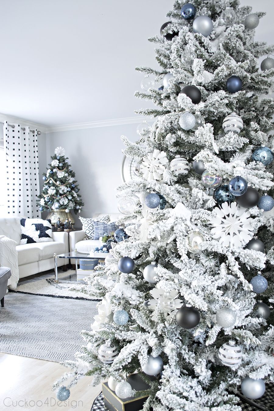 Two Christmas Trees Home Tour via Cuckoo 4 Design