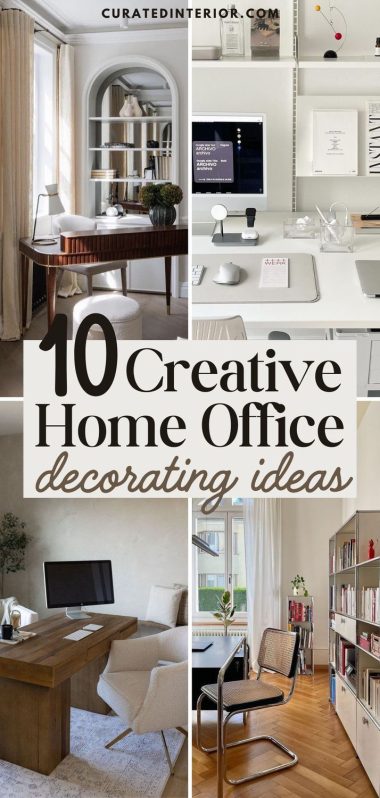 10 Creative Home Office Decor Ideas for Productive Days