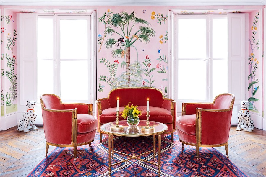 Aquazzura for de Gournay Wallpaper