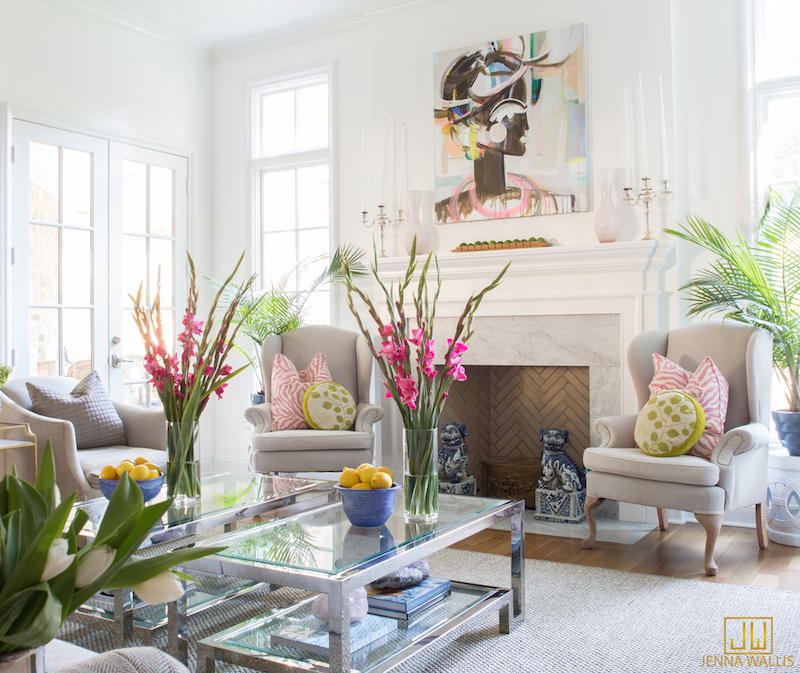 Colorful living room