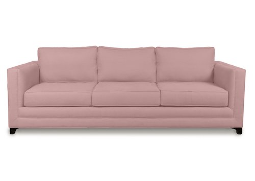 18 Chic Blush Pink Sofas How To Style, Soft Pink Leather Sofa