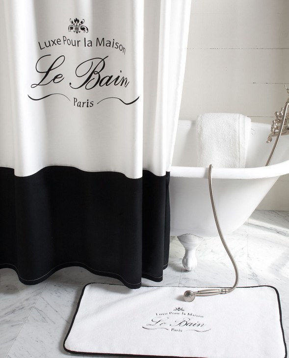 12 Beautiful Shower Curtains For Every, French Inspired Shower Curtain