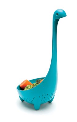 Ototo Mamma Nessie Colander Spoon, Turquoise