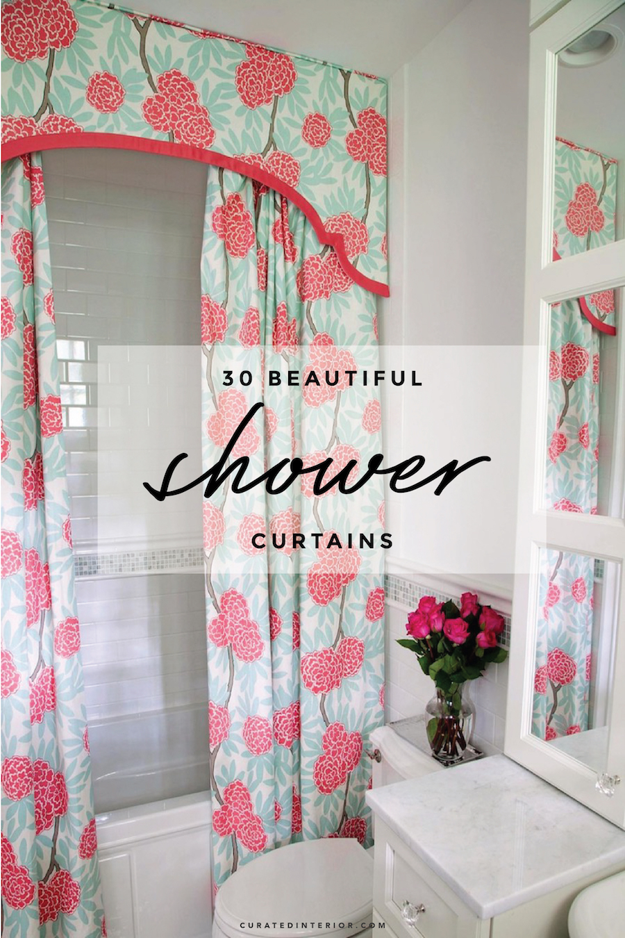 12 Beautiful Shower Curtains For Every, Beautiful Bathrooms With Shower Curtains