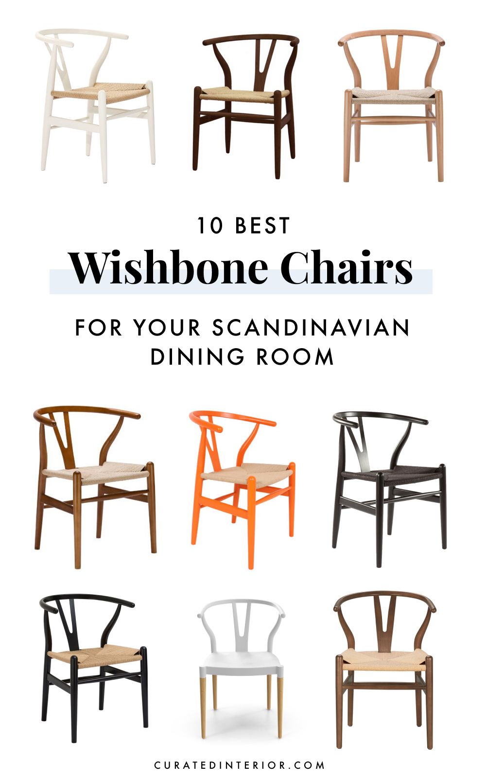 10 Best Wishbone Chairs for Your Scandinavian Dining Room