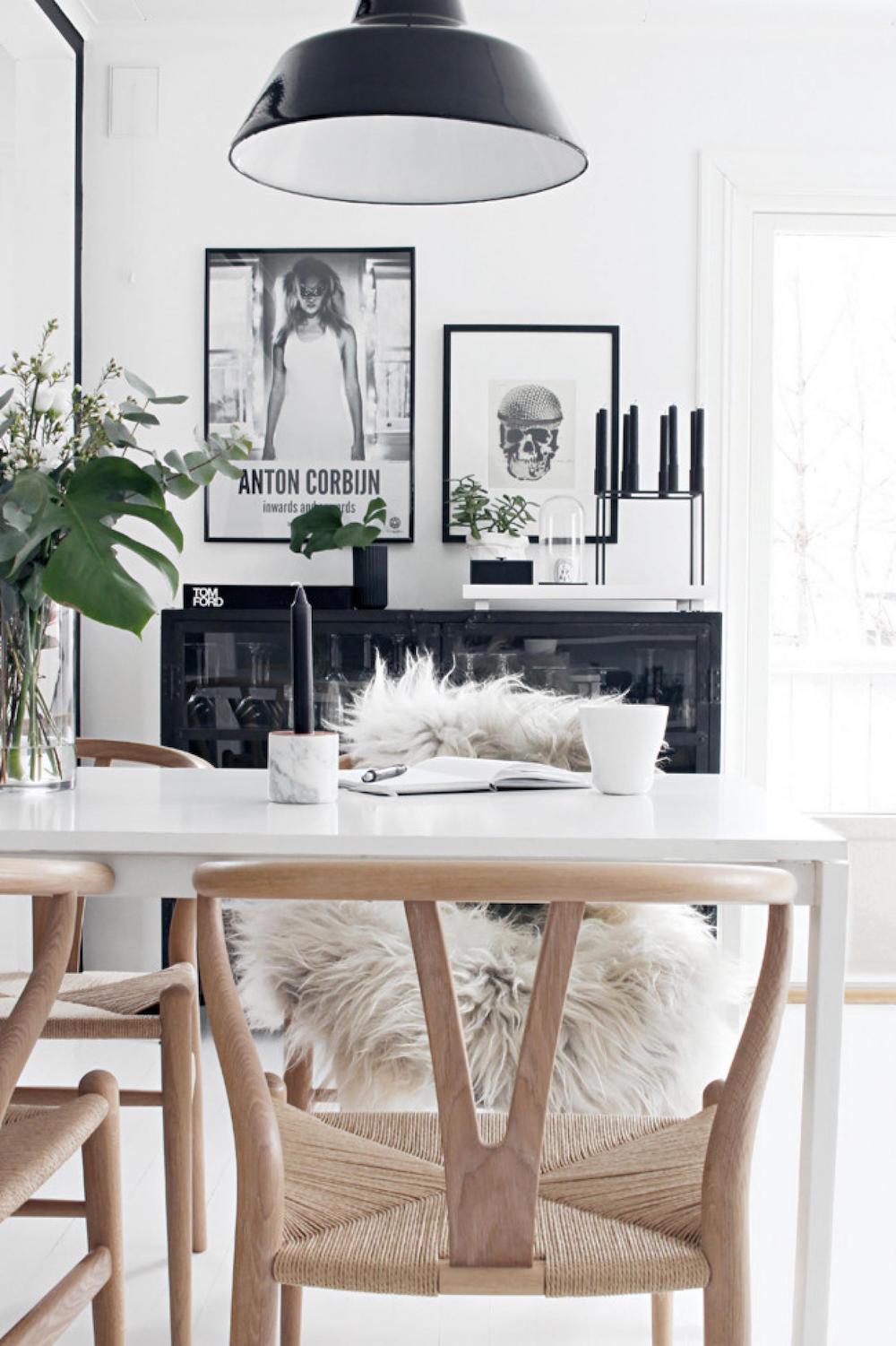 10 best wishbone chairs for your scandinavian dining room