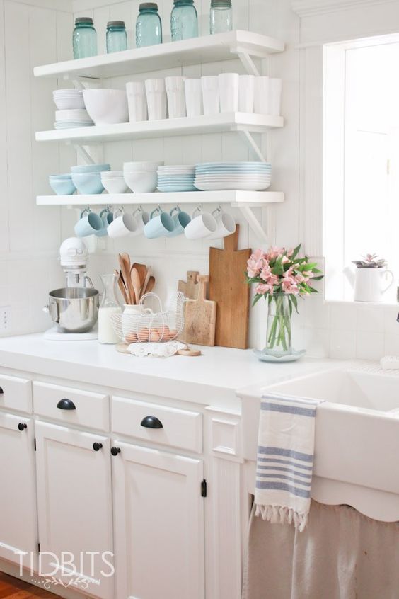 Kitchens with Open Shelving via