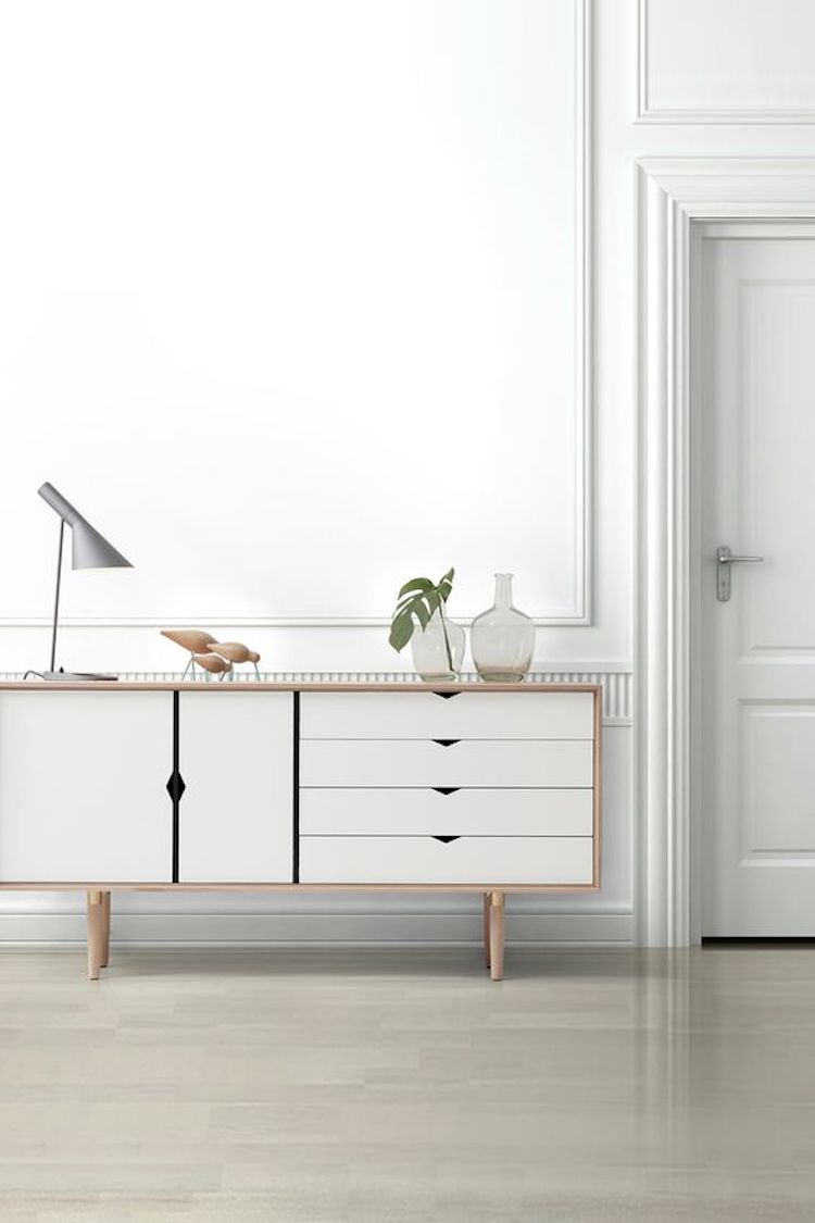 White sideboard S6 Sideboard by byKATO for Andersen Furniture