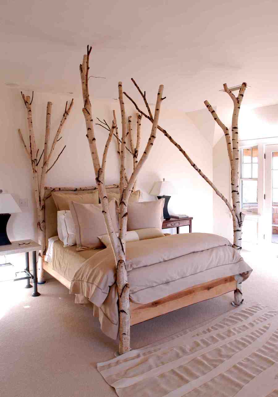 Birch Tree Brand Four Poster Bed