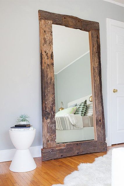 Rustic Decor Reclaimed Wood Mirror