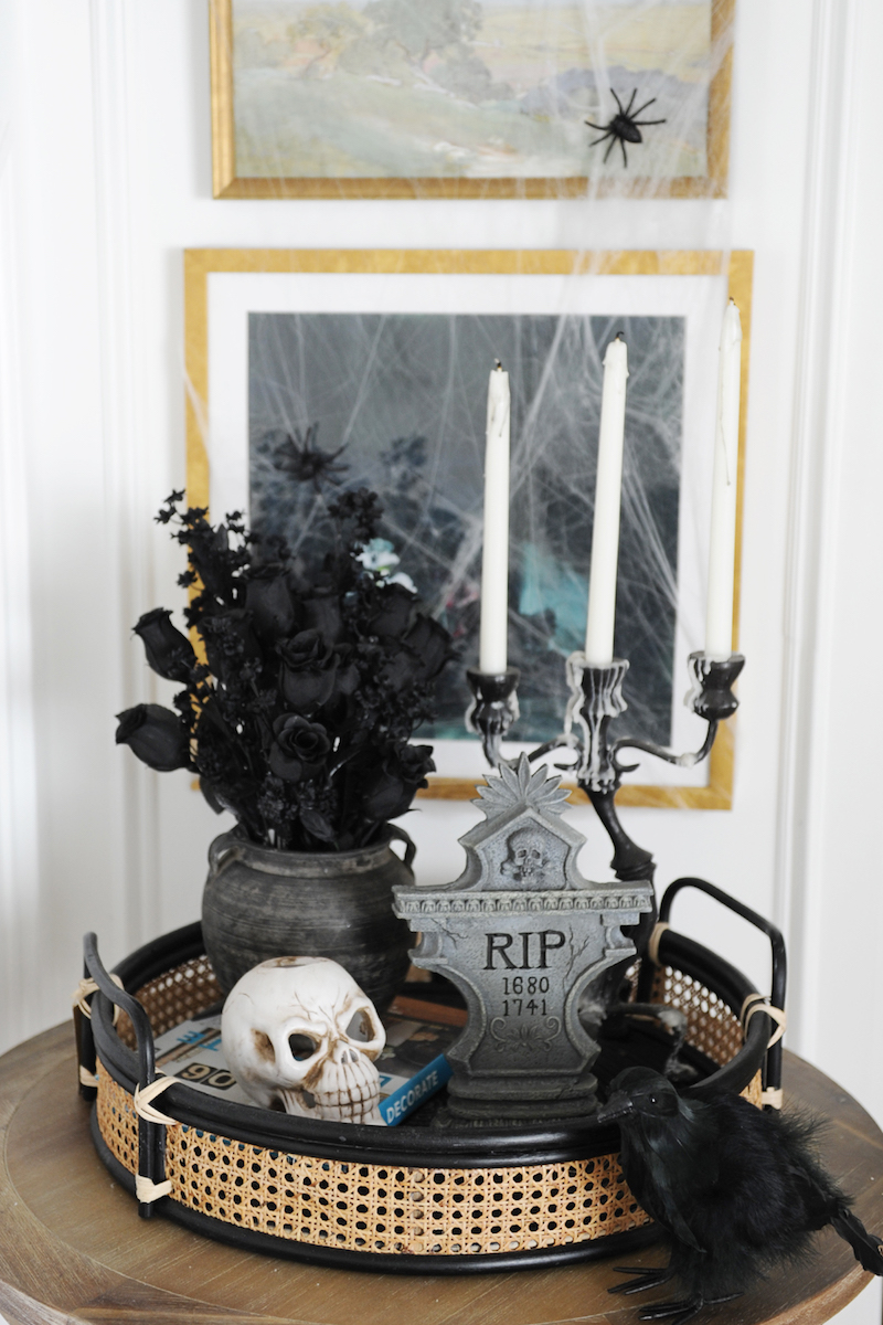 Halloween Decor Ideas Halloween Entryway Decor Via Pink Peppermint Design