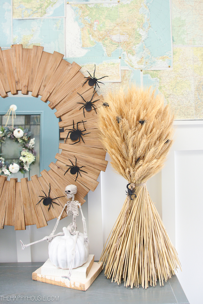 Halloween Decor Ideas Spiders On Wall Happy Housie