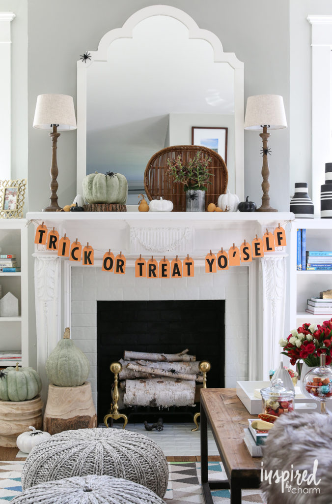 Trick Or Treat YoSelf DIY Halloween Tag Banner