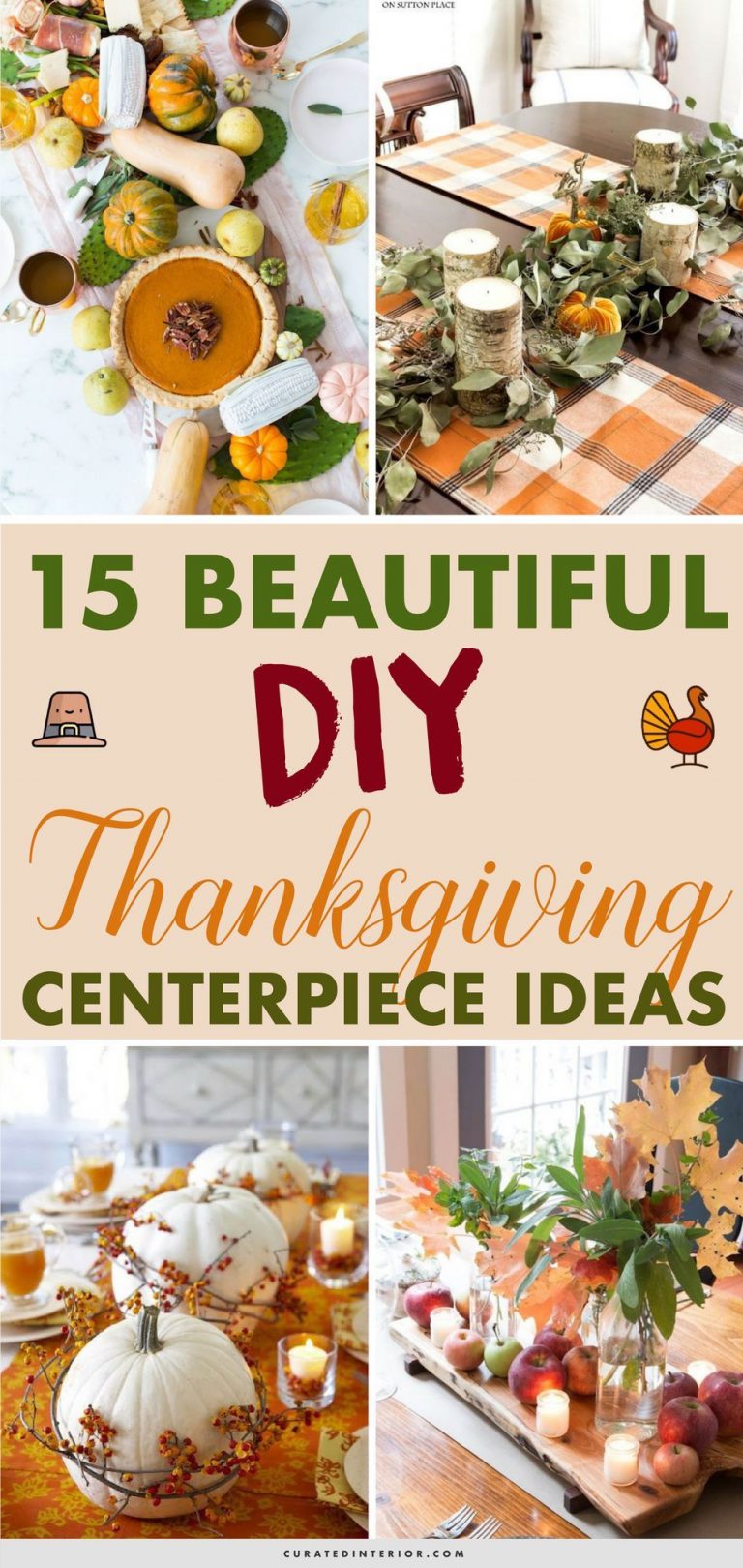 15 Most Beautiful DIY Thanksgiving Centerpieces