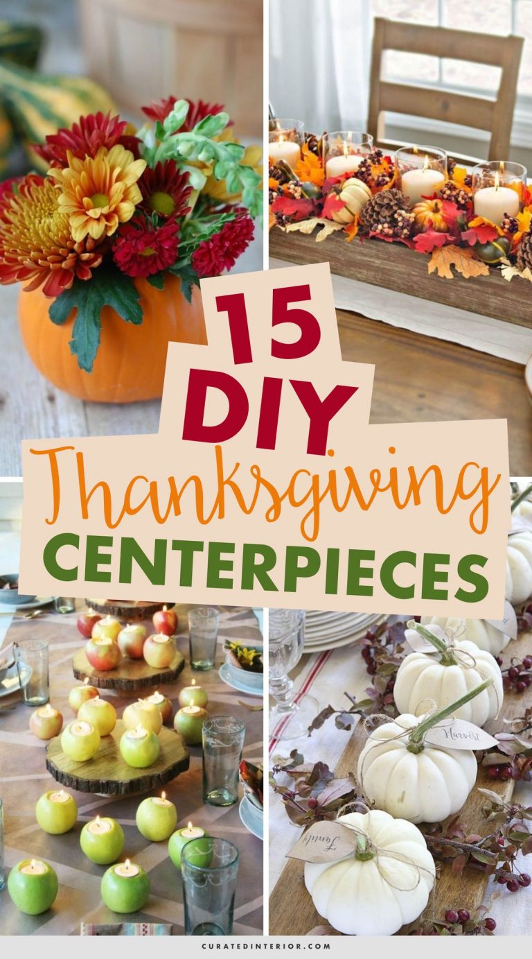 15 Most Beautiful DIY Thanksgiving Centerpieces