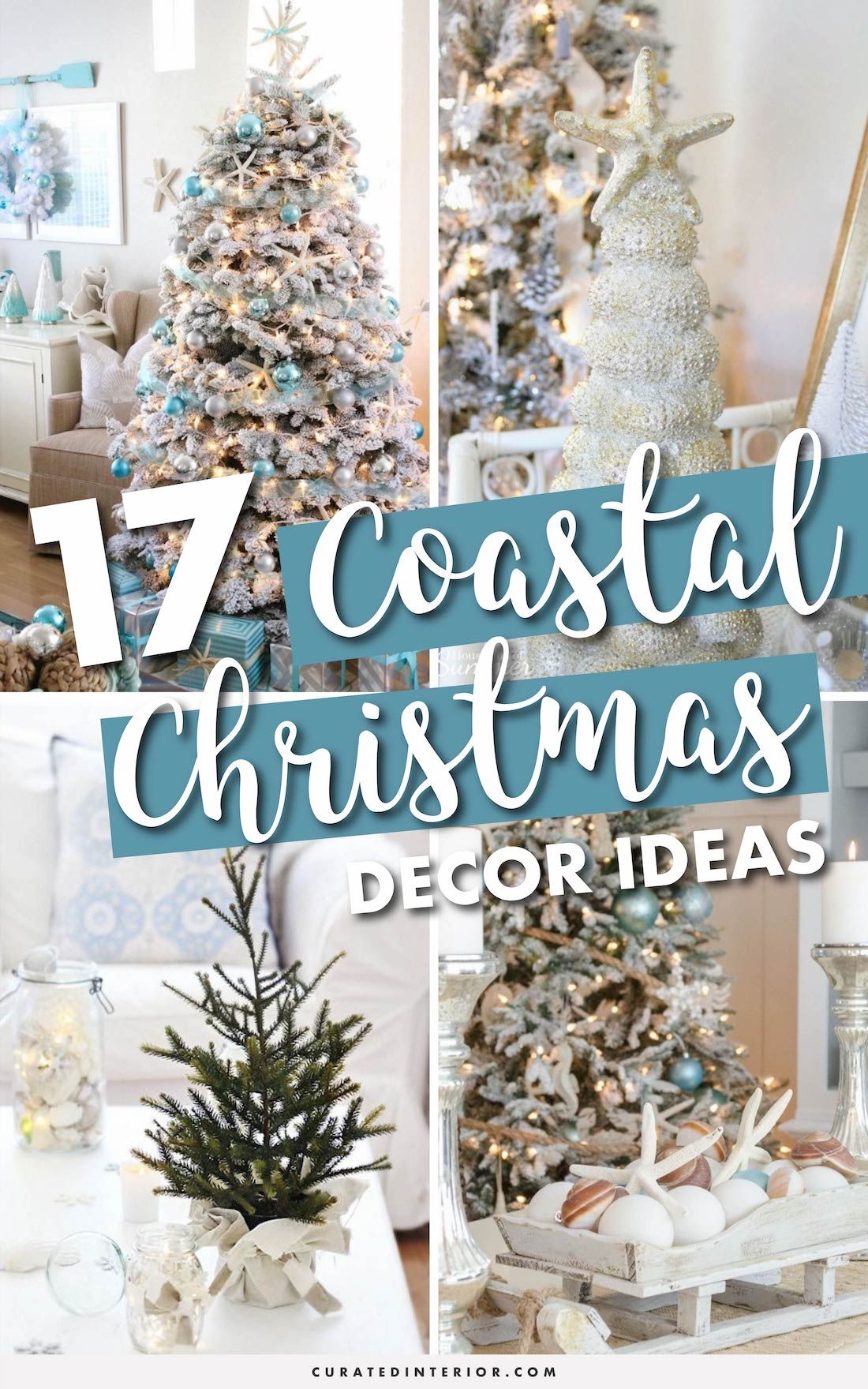17 Coastal Christmas Decor Ideas #CoastalDecor #ChristmasDecor #CoastalChristmas