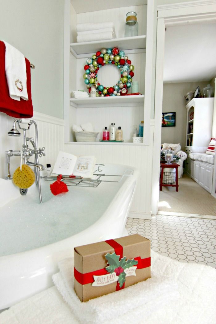 Bathtub Christmas Decor