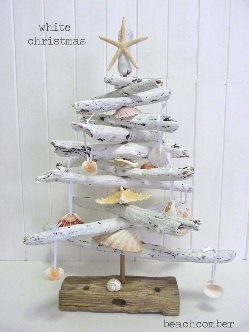 Driftwood DIY Christmas Tree via beachcomber26