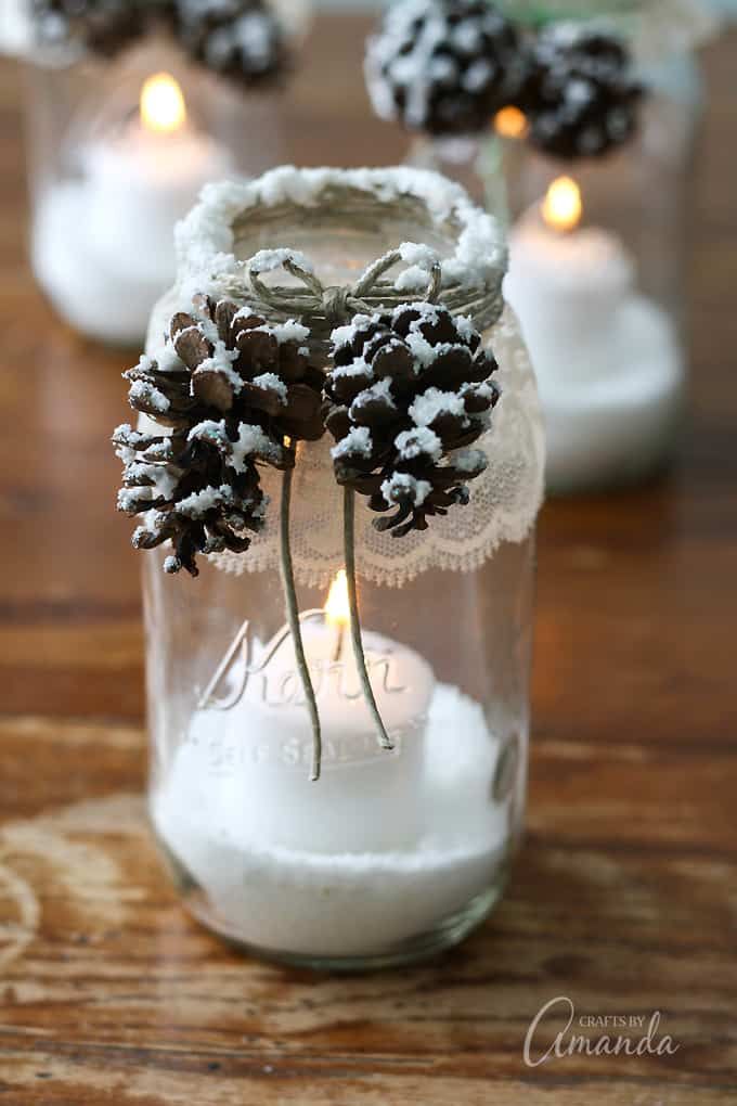 17 Winter decor projects to DIY in the comfort of your cozy home  Winter  centerpieces, Winter decorations diy, Winter wonderland birthday