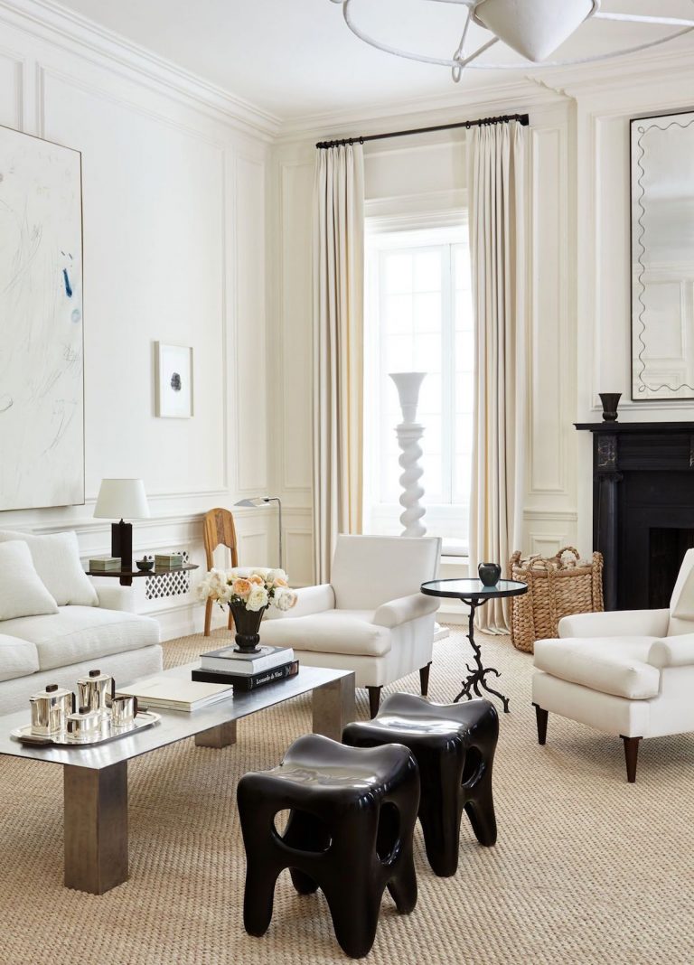 Formal Living Room Design by Alyssa Kapito Interiors