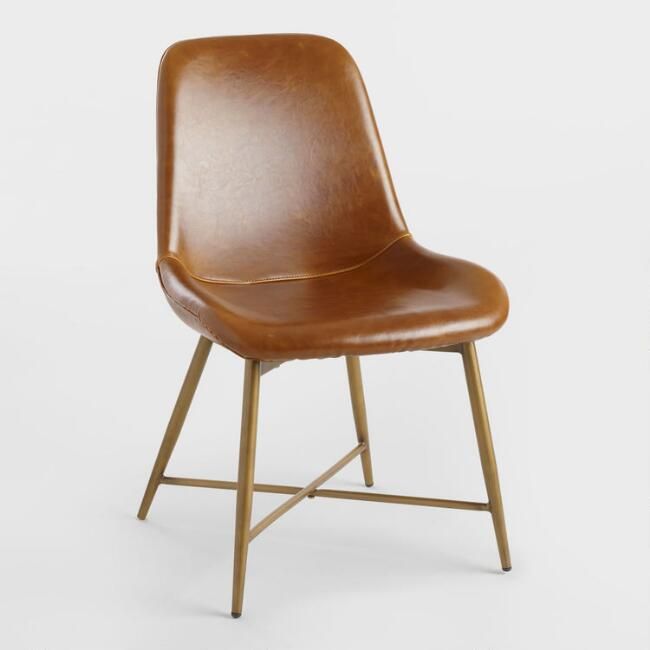 Leather Tyler Molded Dining Chair
