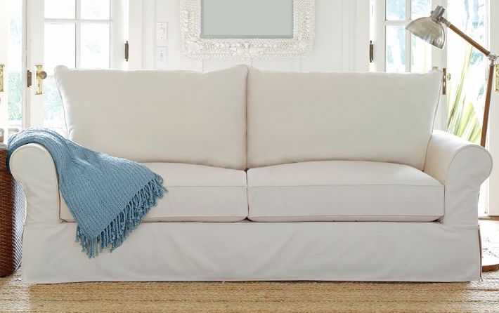 PB Comfort Roll Arm Slipcovered Sofa