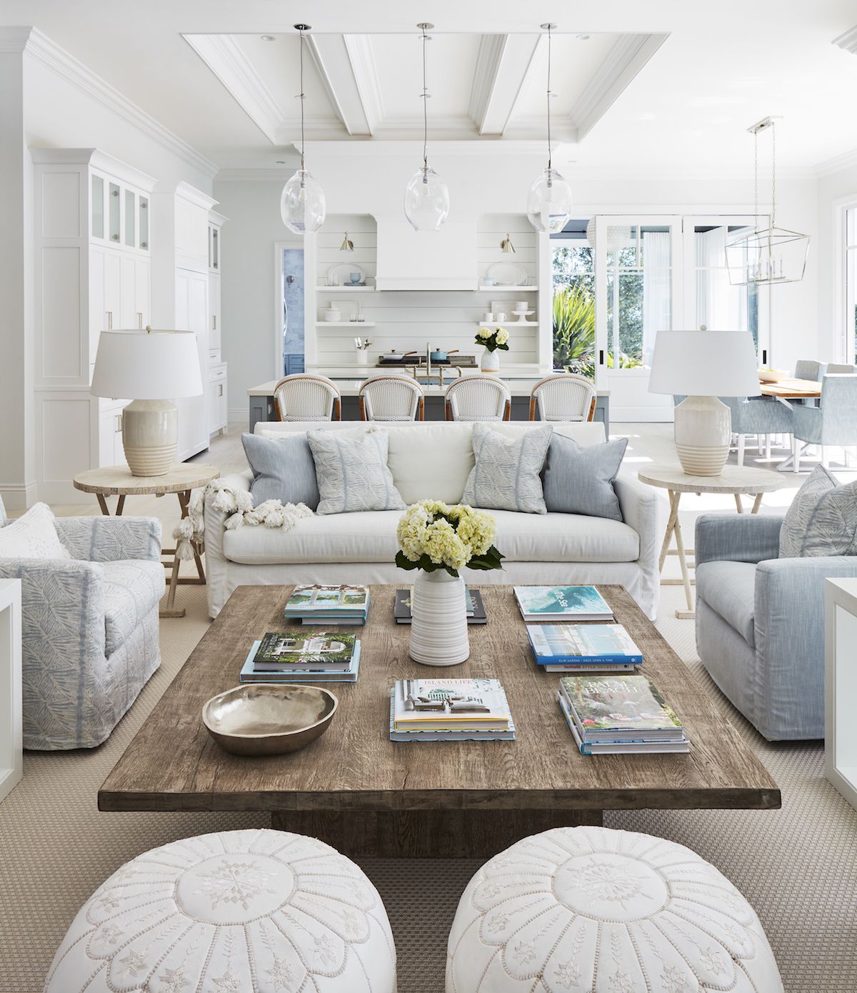 Rustic Square Wood Coffee Table via Kara Hebert