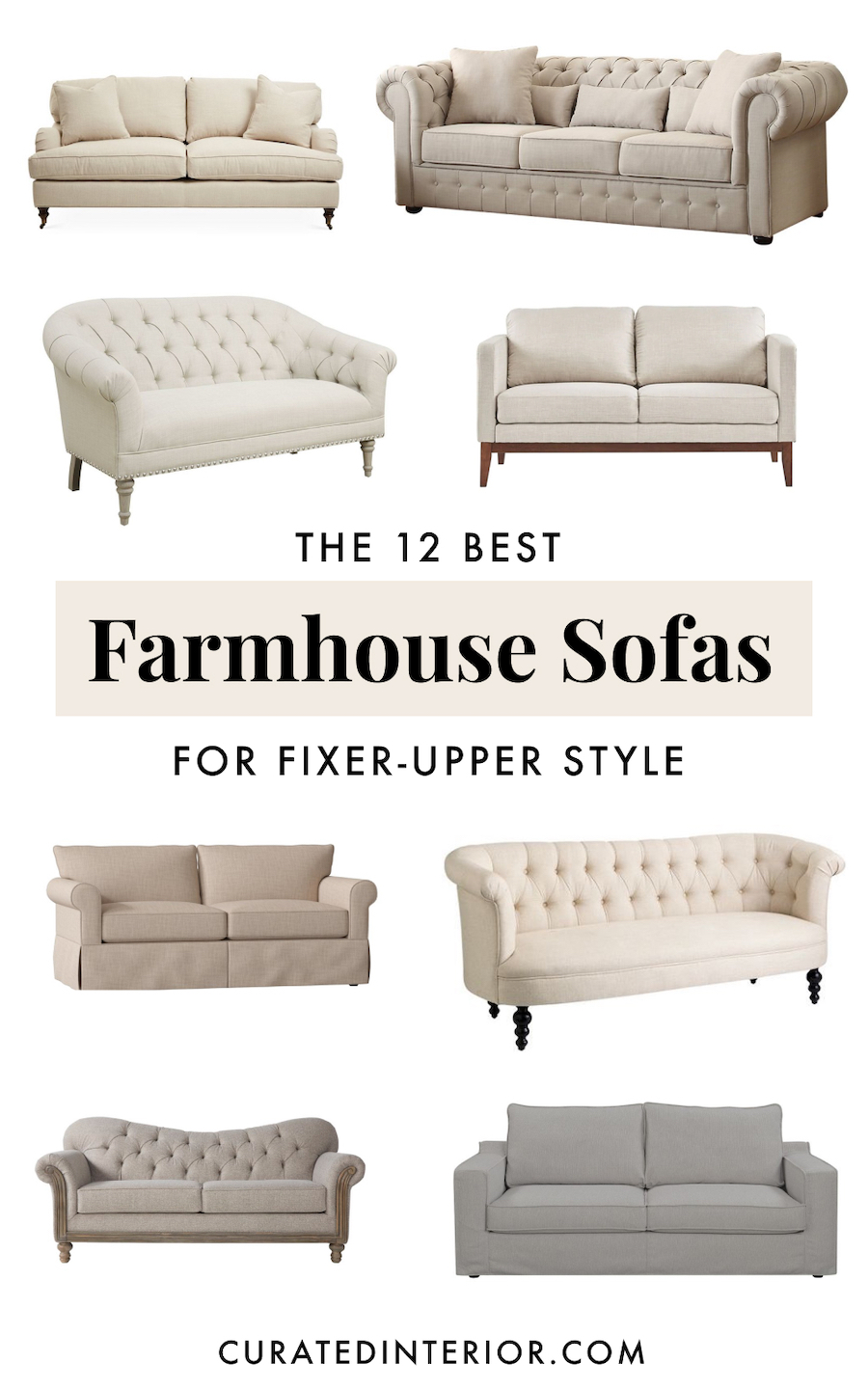 12 Best Farmhouse Sofas