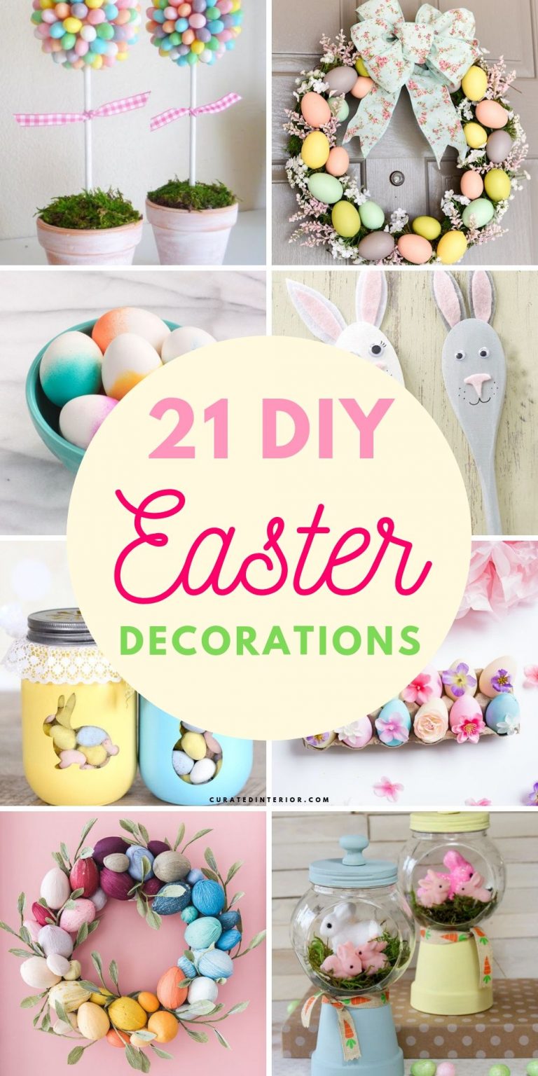 21 DIY Easter Home Decor Ideas & Crafts