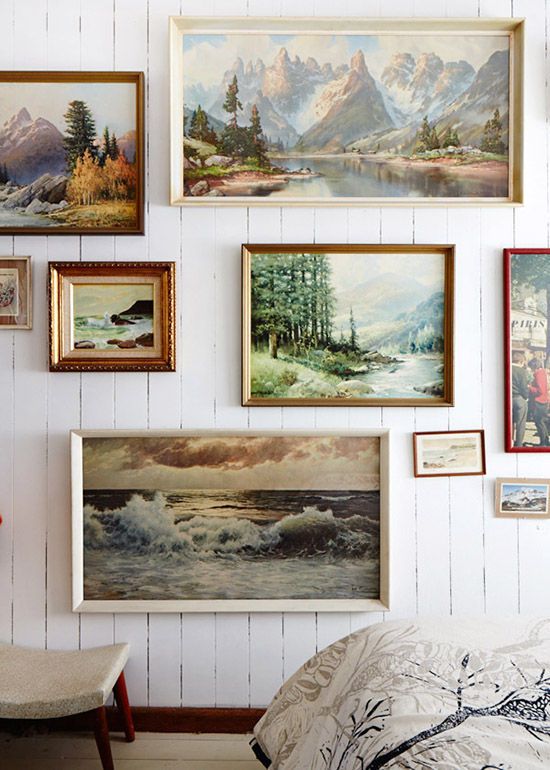 Country art gallery wall