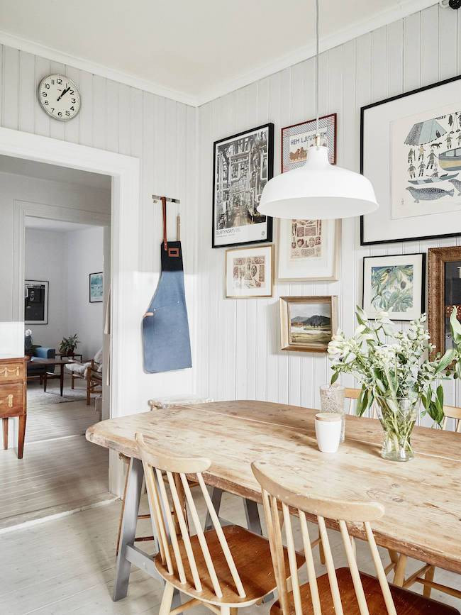 Country dining room via My Scandinavian Home