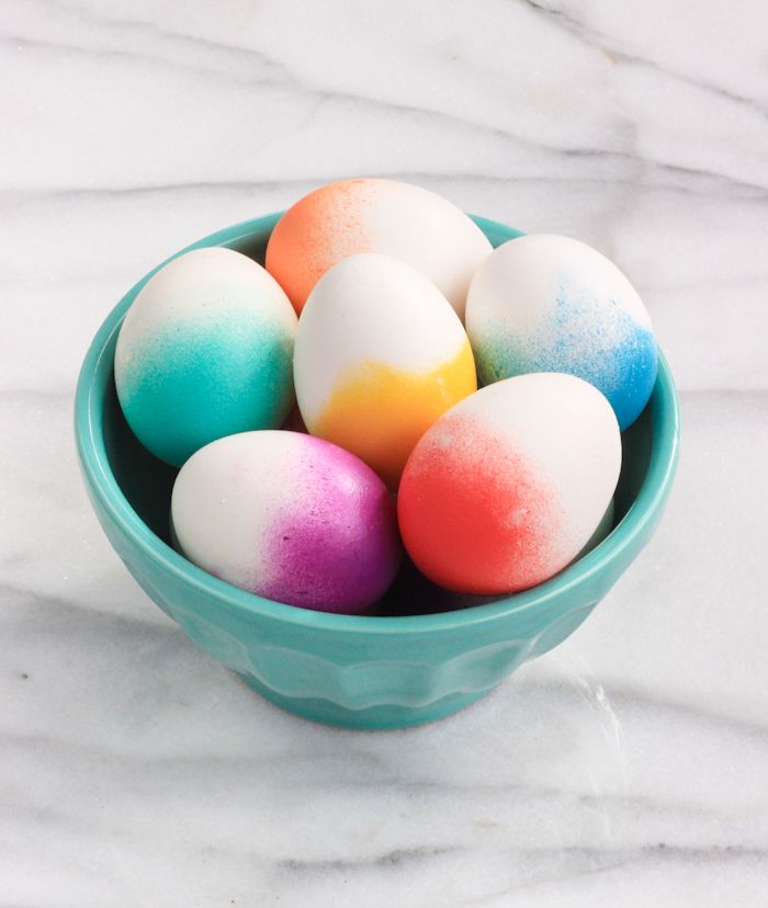 DIY Ombre Easter Egg Decor Craft via thecraftedlife