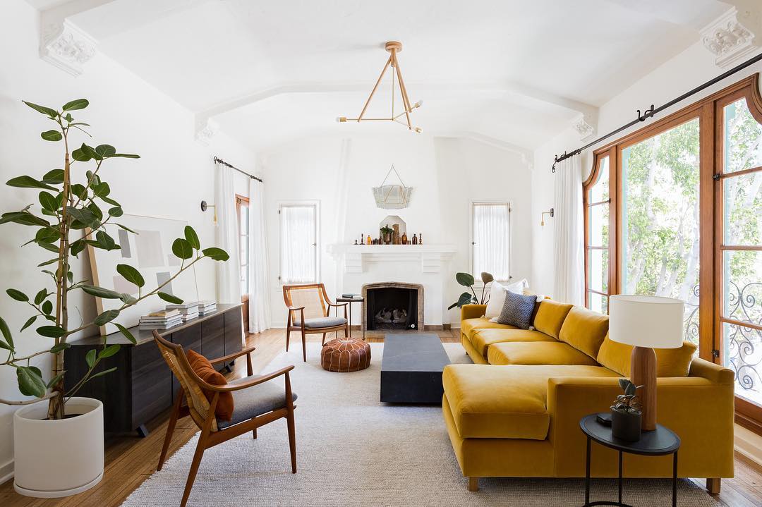 10 Mustard Yellow Sofas For A Mid Century Modern Vibe
