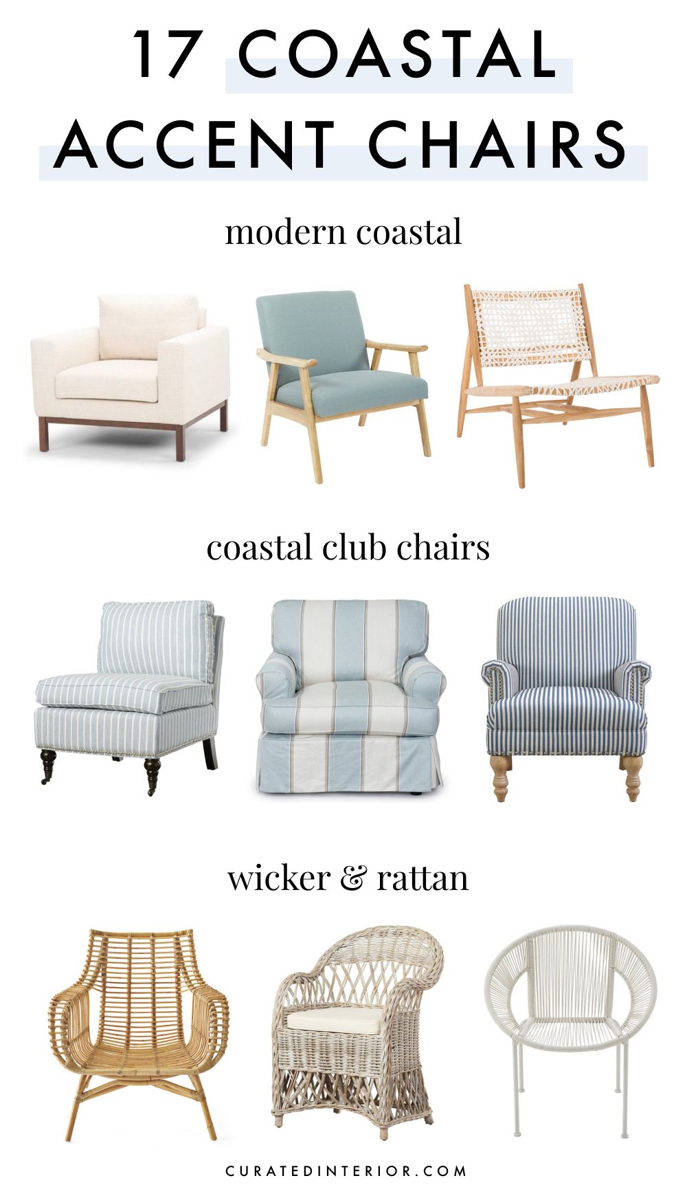 17 Coastal Accent Chairs