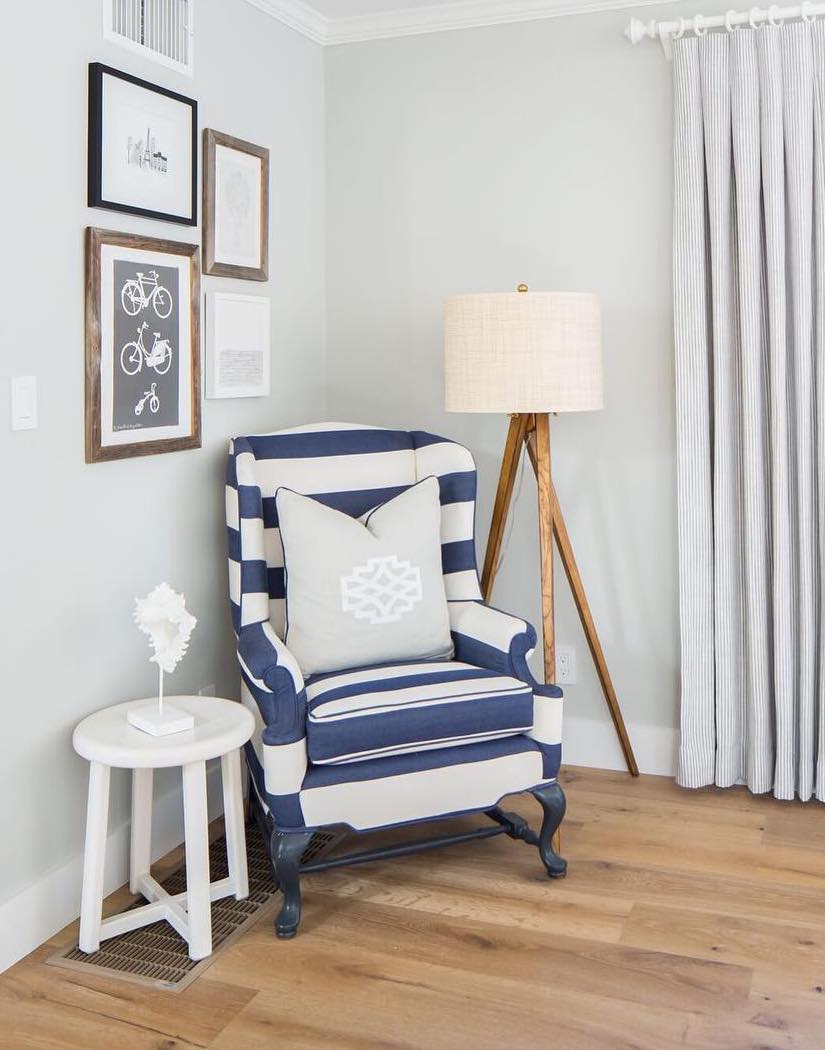 nautical upholstered chair