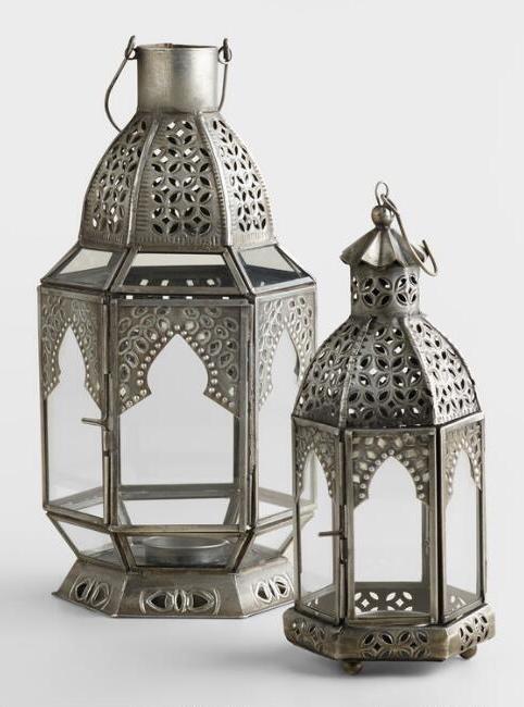 Metal Tabletop Lantern