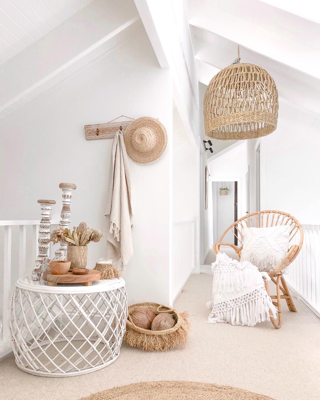 22 Bohemian Decor Essentials For Boho Chic Style   Rattan Furniture Via @my.burleigh.reno  